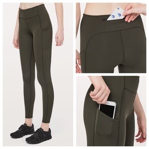 Lululemon Speed Up Tight - Dark Olive